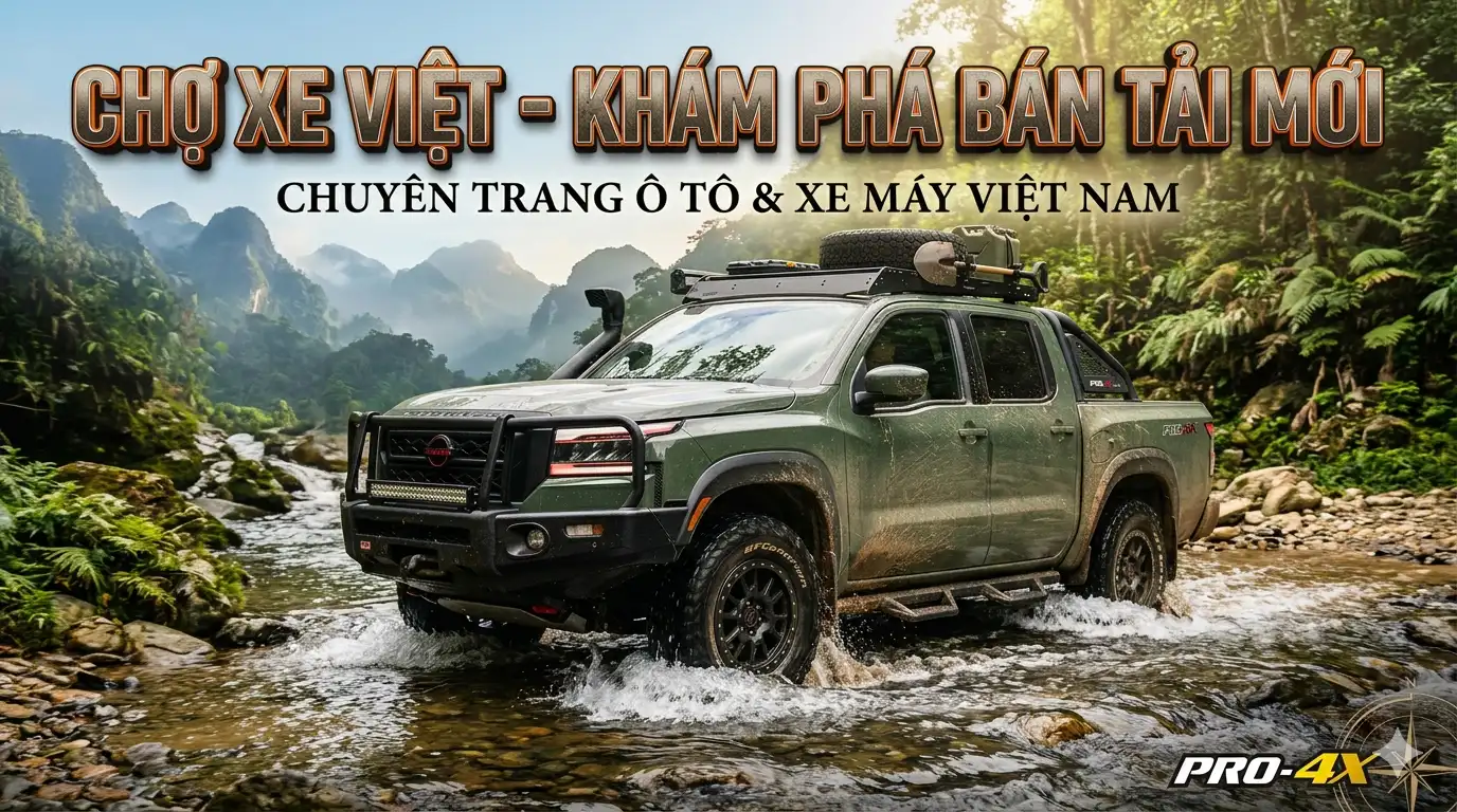 Nissan Frontier Pro-4X 2026: Chiến binh Off-road lộ diện với thông số khủng