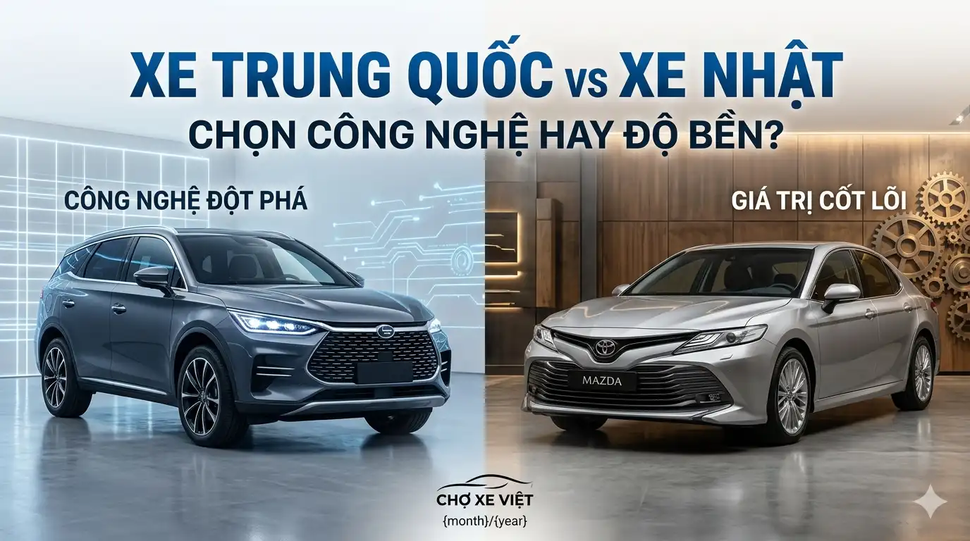 Xe Trung Quốc hay Xe Nhật: Lựa chọn Công nghệ đột phá hay Giá trị cốt lõi bền vững?