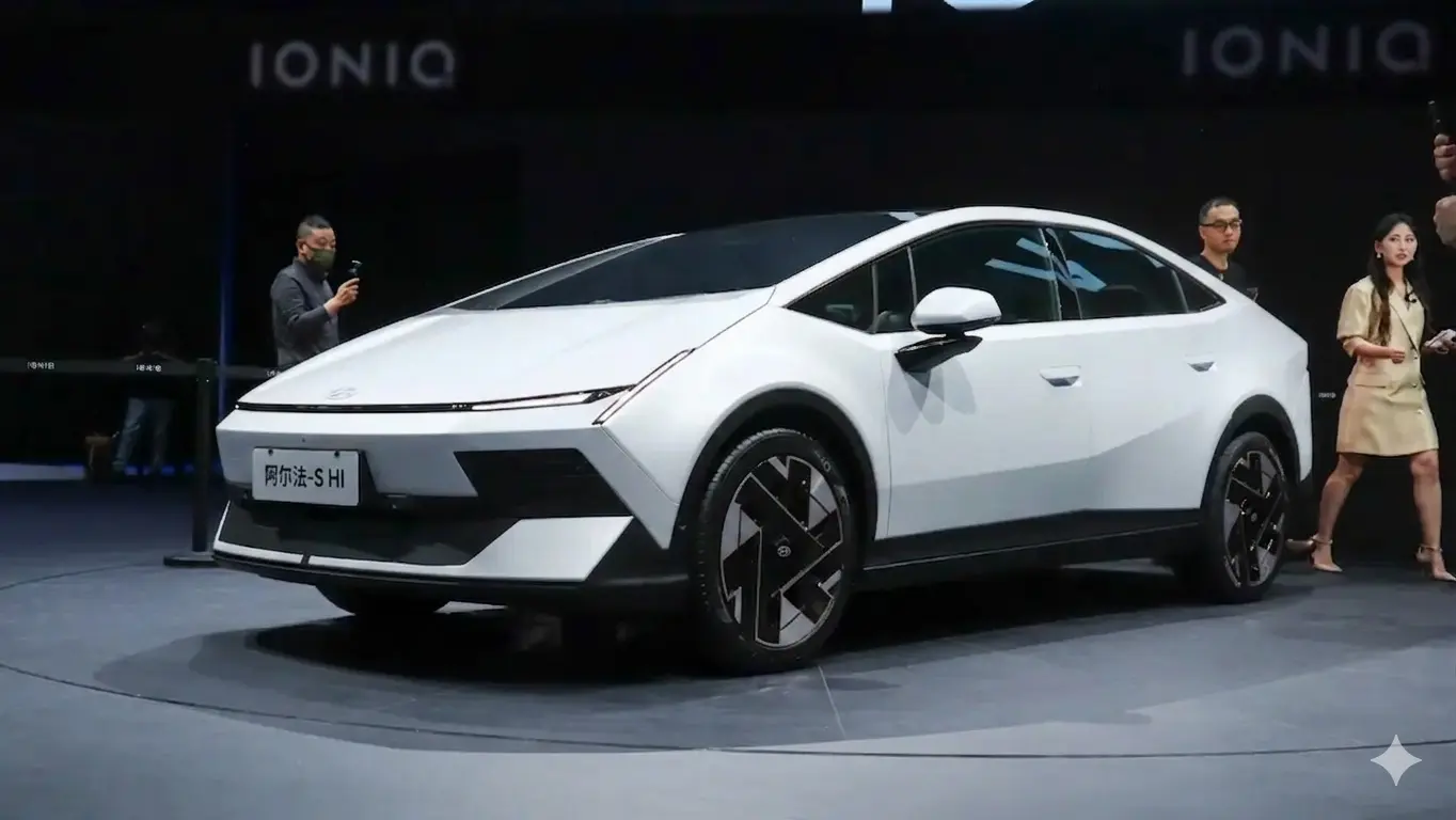 Hyundai Ioniq 5 bản liên doanh BAIC lộ diện tại Bắc Kinh 2026