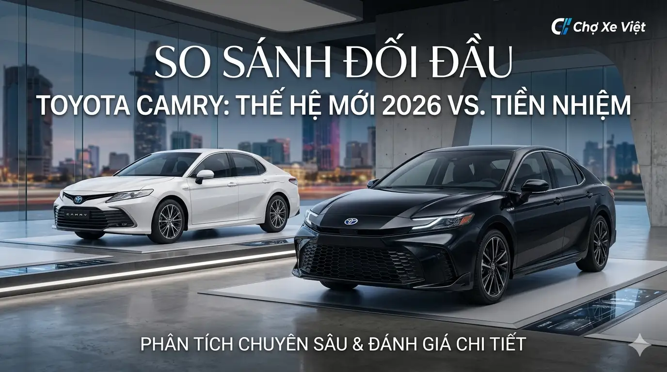 Ngôn ngữ thiết kế Hammerhead trên Camry 2026 có thực sự áp đảo đời cũ?