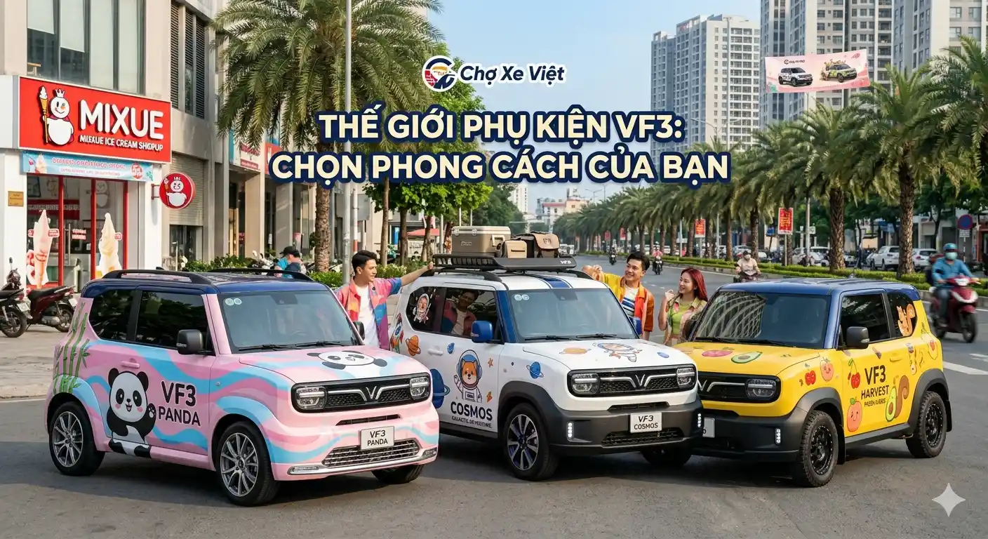 Top 10+ Phụ Kiện VinFast VF3 2026 Không Thể Thiếu Để Nâng Tầm Trải Nghiệm