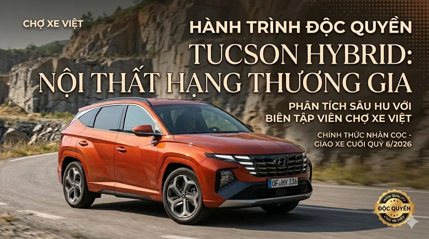 Hyundai Tucson Hybrid 2026 chính thức nhận cọc và thời gian giao xe