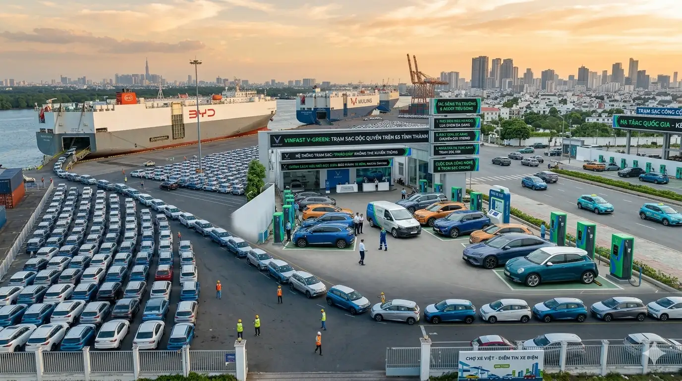 Xe điện Trung Quốc đổ bộ Việt Nam: VinFast đối đầu hay bắt tay?