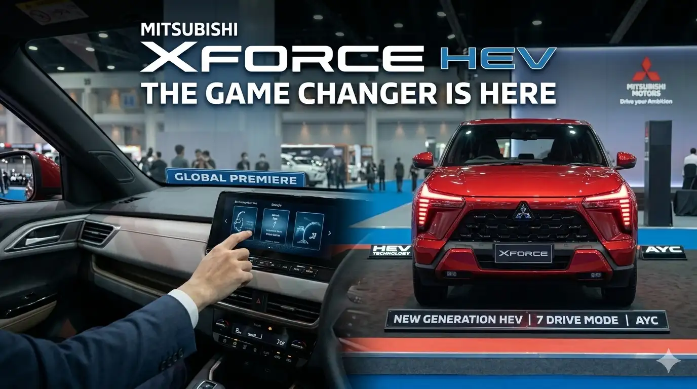 Mitsubishi Xforce HEV 2026 chính thức lộ diện: Giá bán và thông số chi tiết