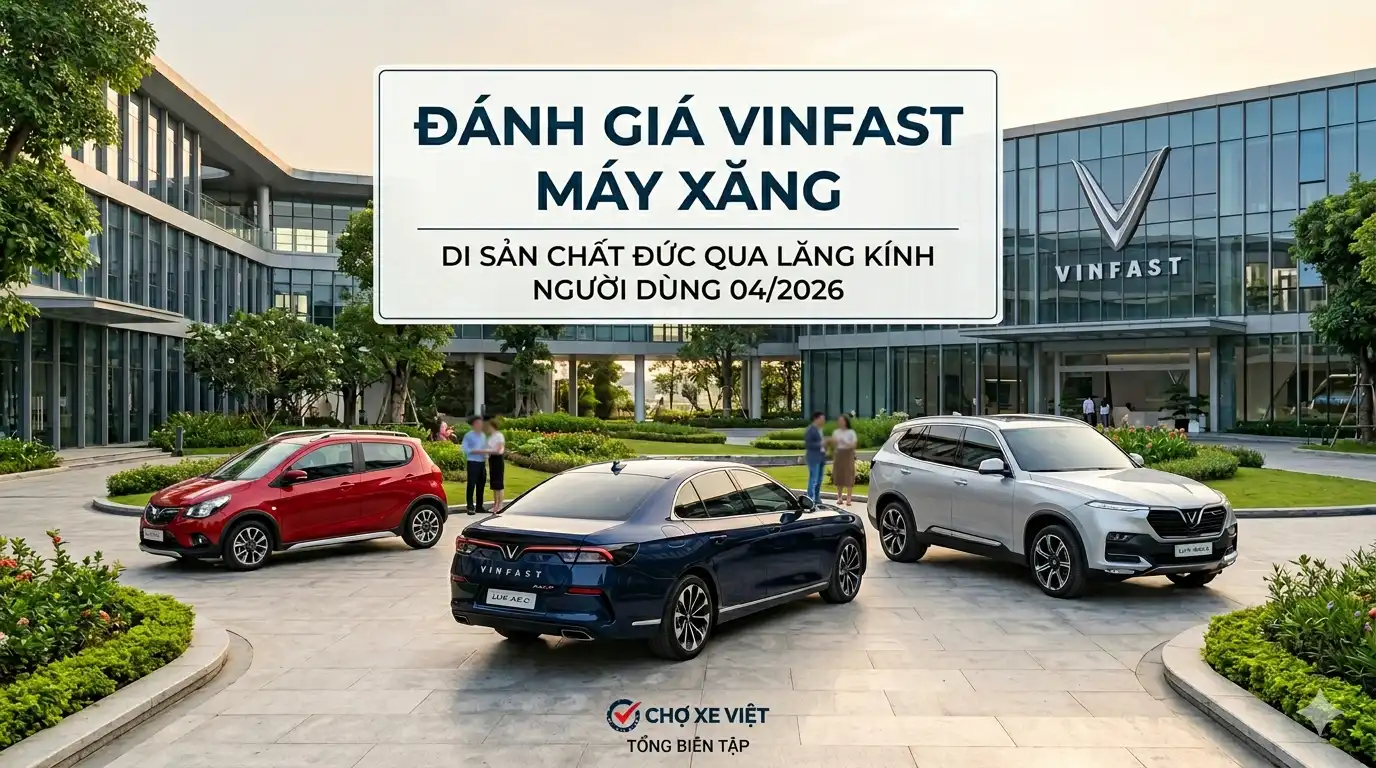 Đánh giá xe VinFast máy xăng: Di sản chất Đức qua lăng kính người dùng 04/2026