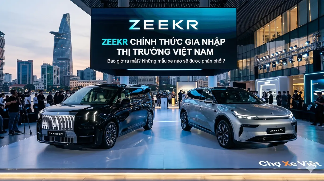 Thời điểm Zeekr gia nhập thị trường Việt Nam và danh mục xe mở bán