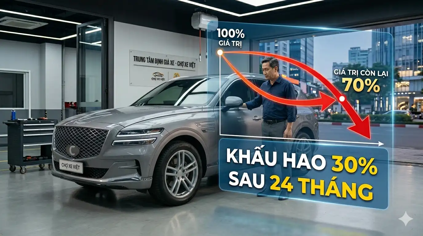 Ô tô mới mất tới 30% giá trị sau 24 tháng sử dụng, nguyên nhân do đâu?