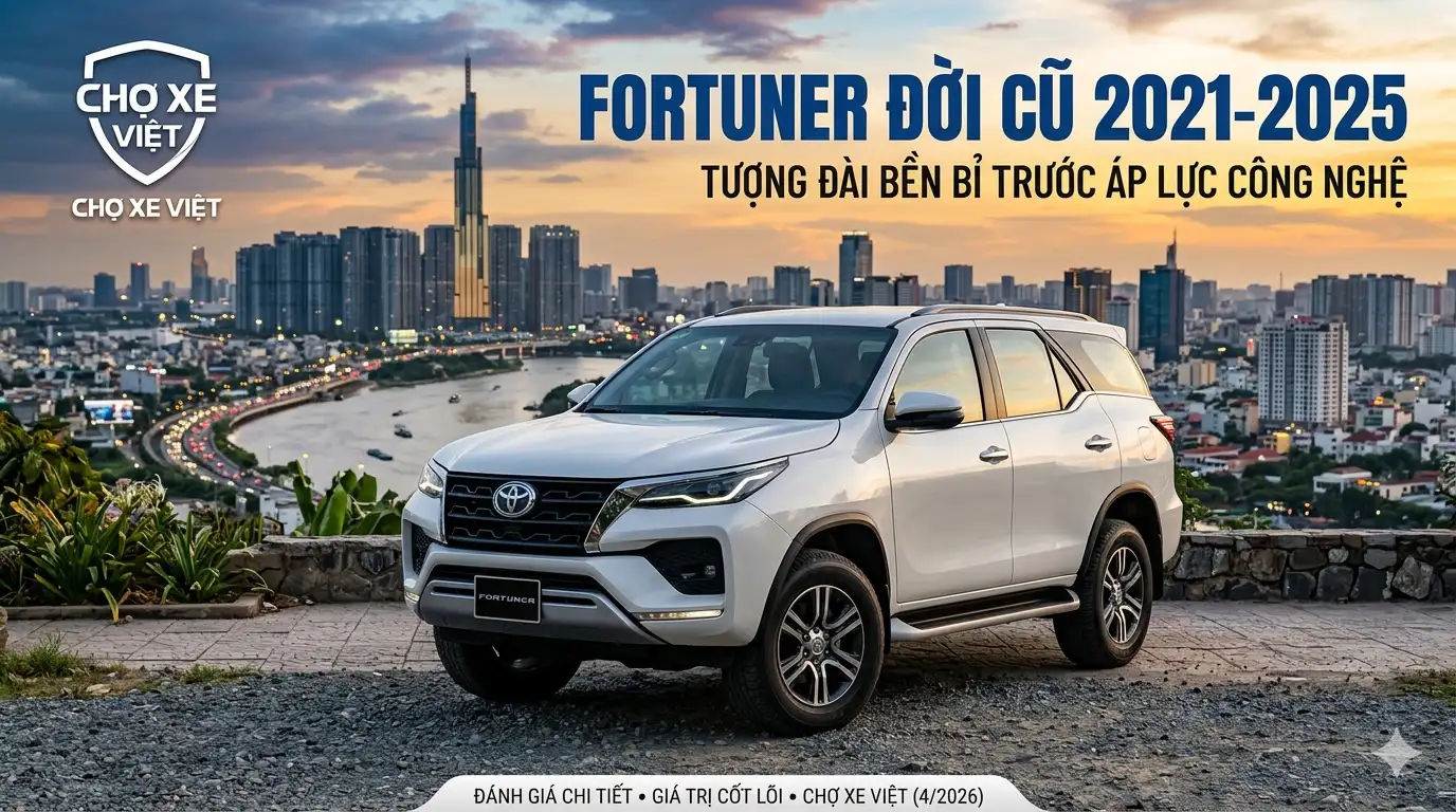 Đánh giá Fortuner đời cũ 2021-2025: Bền bỉ thực dụng nhưng khó cạnh tranh