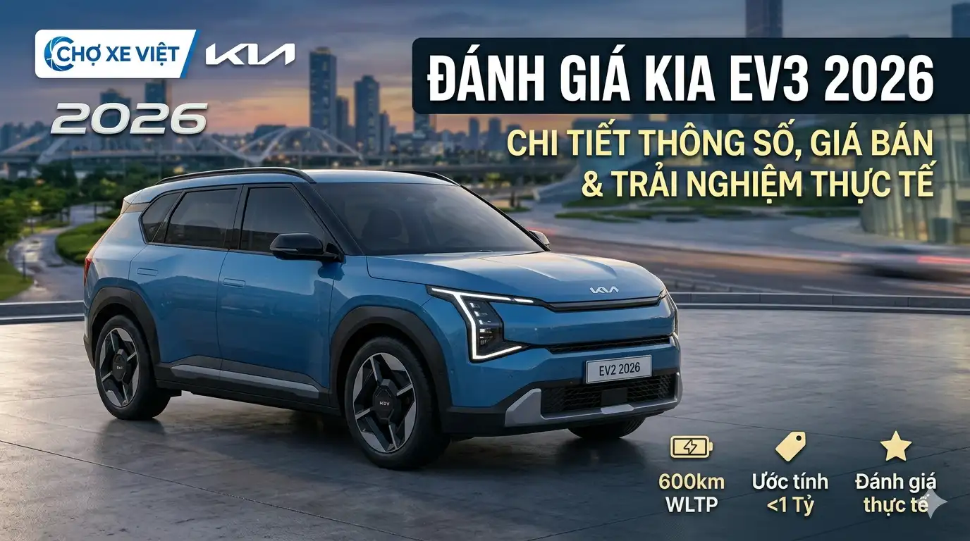Đánh giá Kia EV3 2026: Thông số chi tiết & giá bán dự kiến
