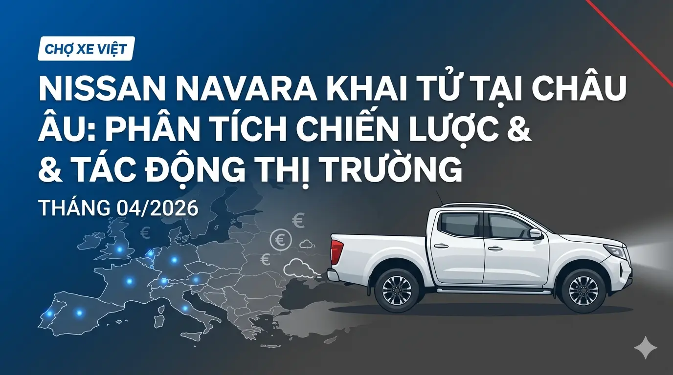 Nissan Navara khai tử tại Châu Âu: Phân tích chiến lược và tác động thị trường