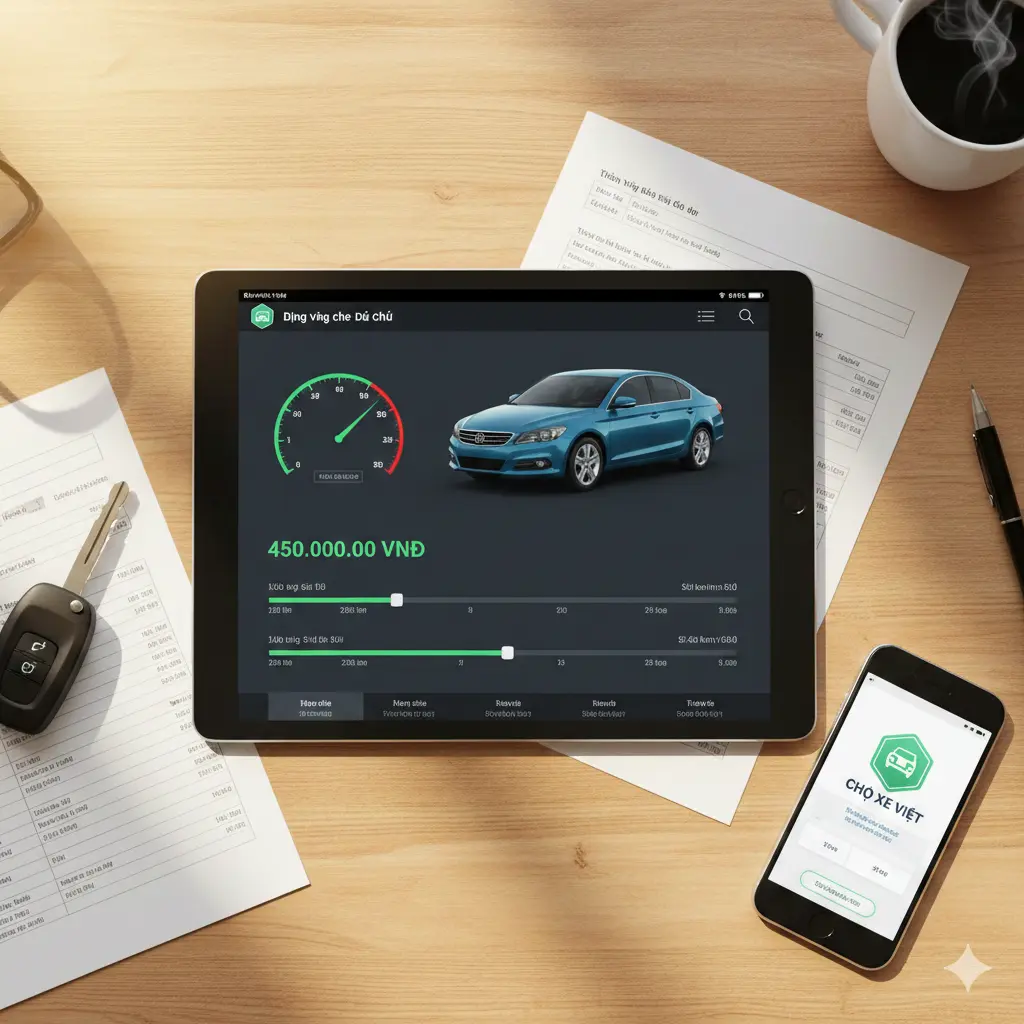 Phần mềm định giá xe ô tô cũ trên Chợ Xe Việt
