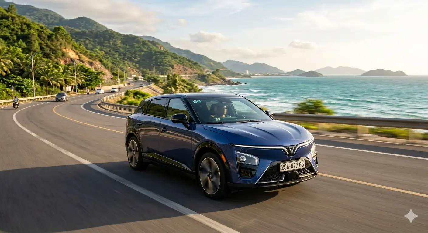 Đánh giá ngoại thất VinFast VF 7 với ngôn ngữ thiết kế vũ trụ phi đối xứng phù hợp cho gia đình trẻ yêu công nghệ