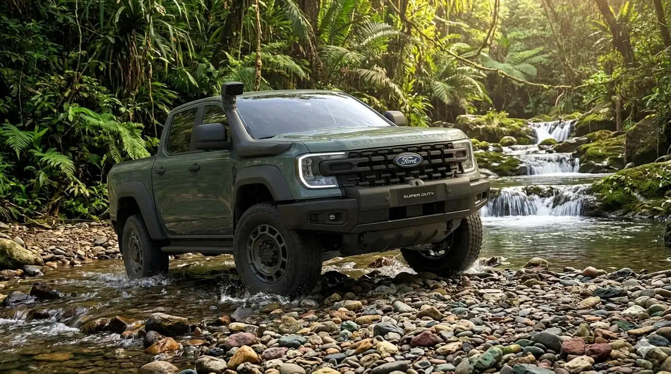 Thiết kế đầu xe Ford ranger xlt 2026