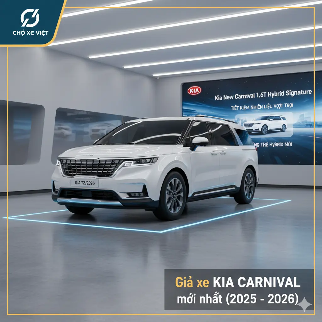 Giá xe kia Carnival mới 2026