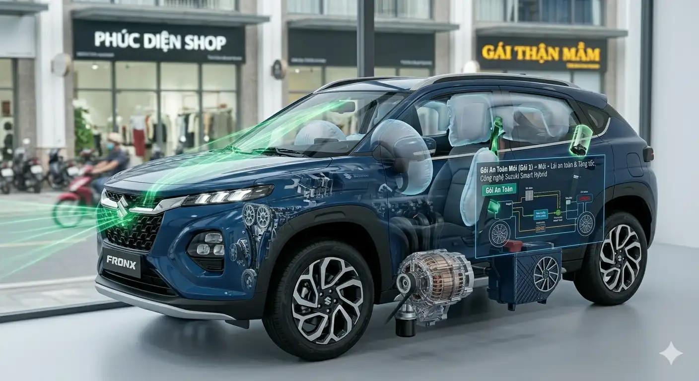Hệ thống trang bị an toàn trên xe Suzuki Rronx 2026