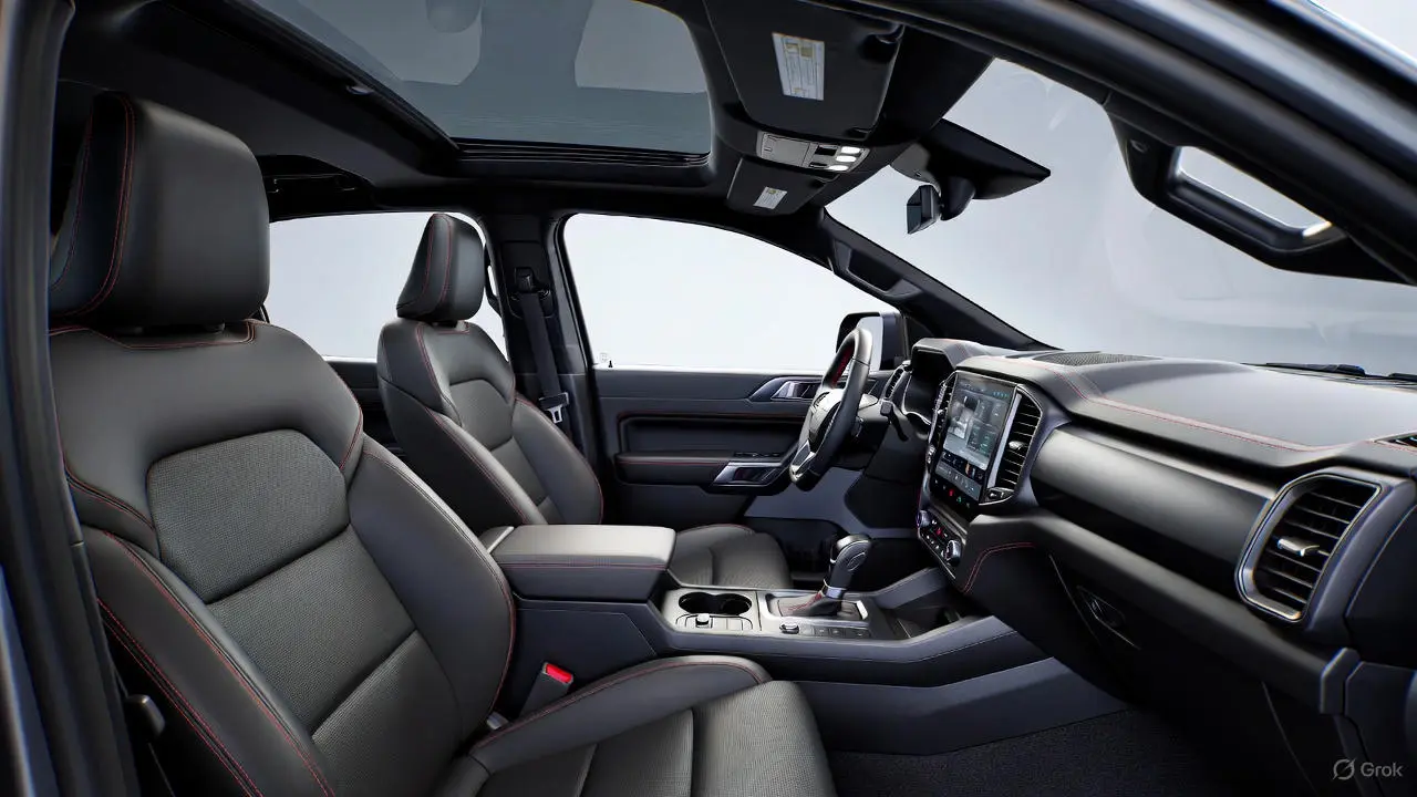 Ảnh nội thất xe Ford Everest 2026