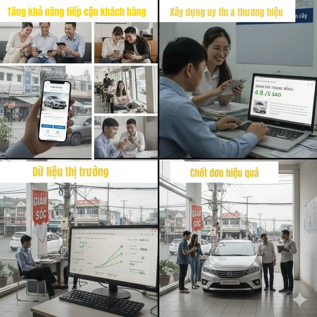 Tăng khả năng tiếp cận khách hàng và xây dựng uy tín cho salon qua dữ liệu sàn TMĐT