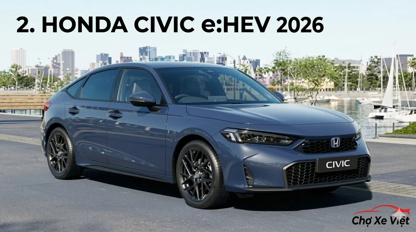 Đánh giá xe Honda Civic e:HEV 2026 về khả năng tiêu thụ nhiên liệu