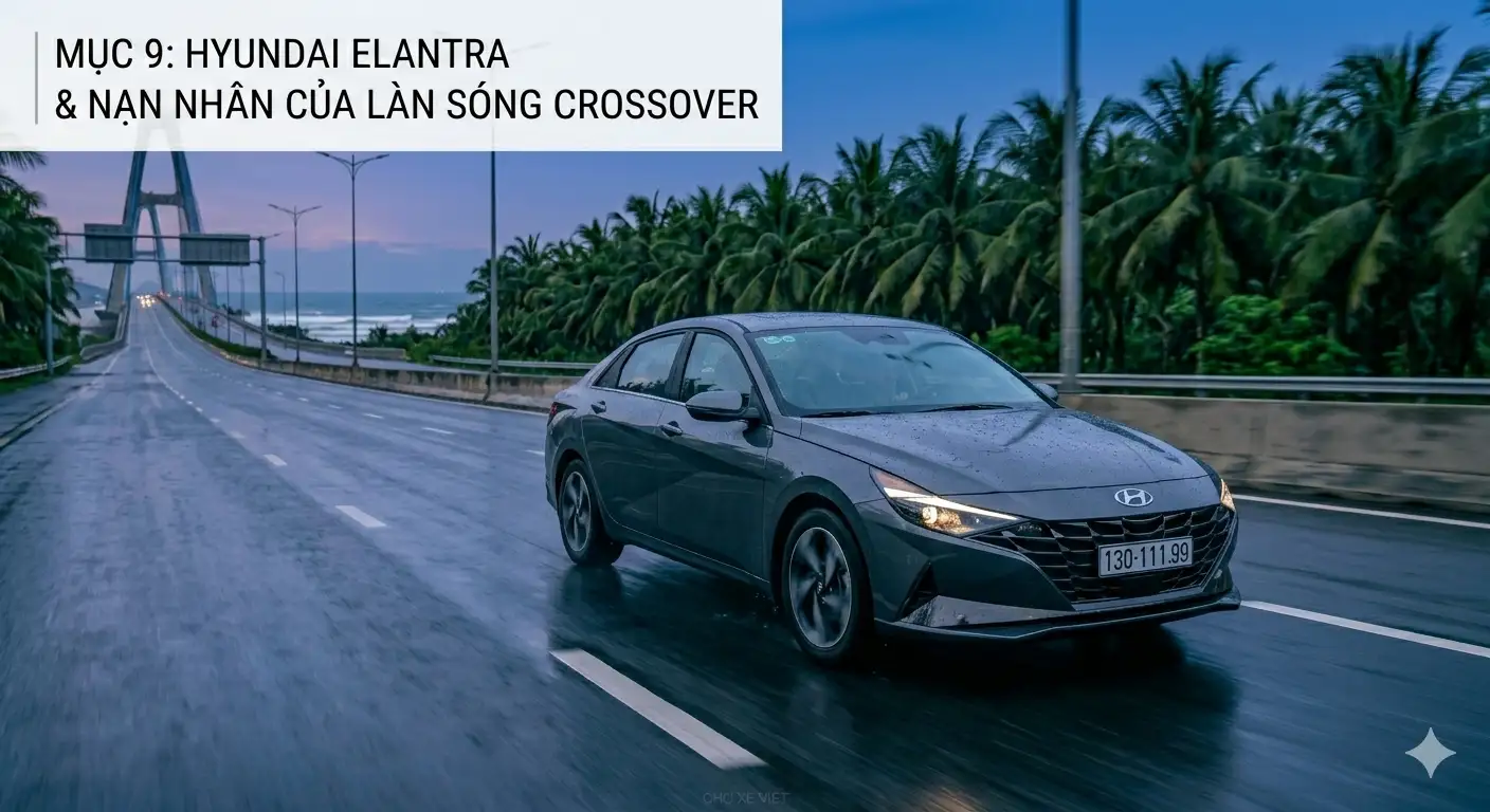 Hyundai Elantra sut giam doanh so truoc lan song xe gam cao Crossover