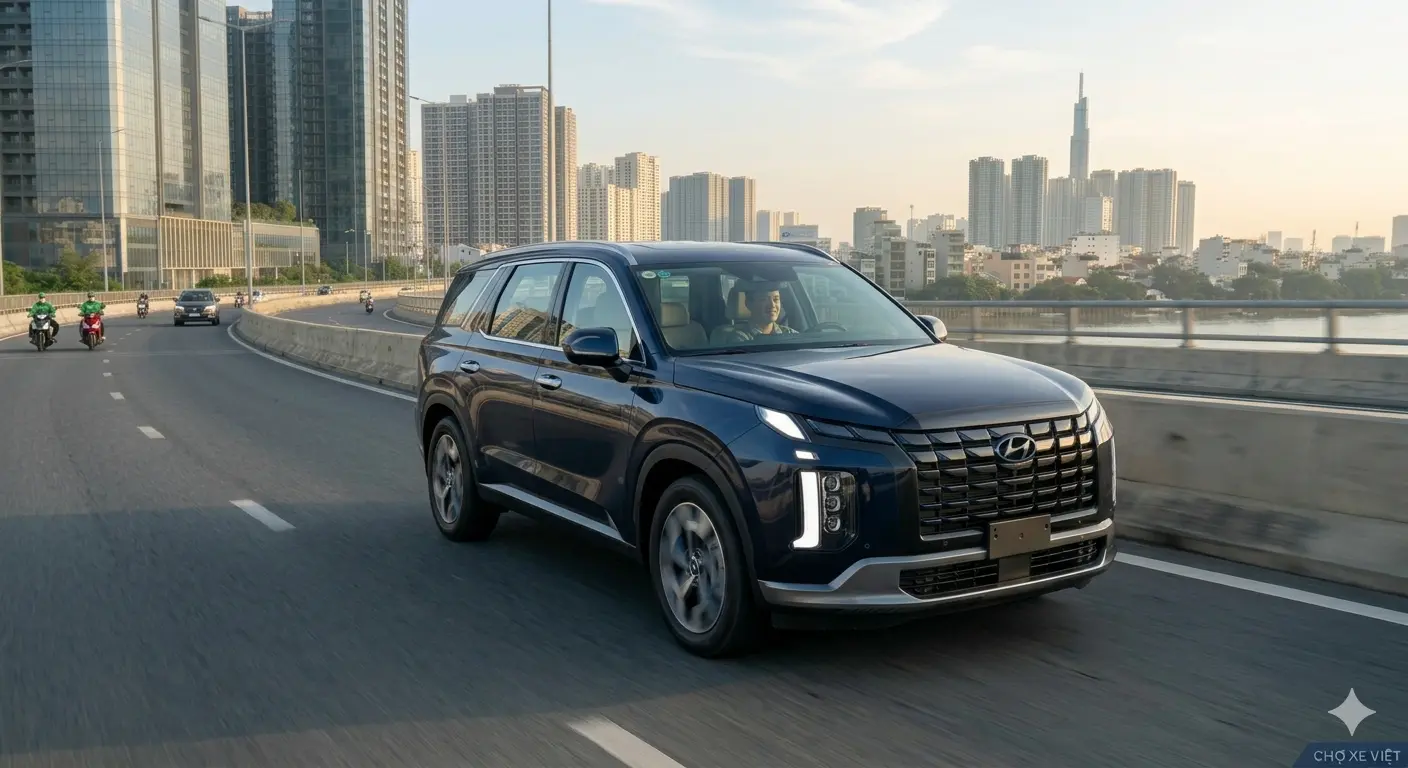 Mẫu xe Hybrid 2026 Hyundai Palisade SUV 7 chỗ quyền lực