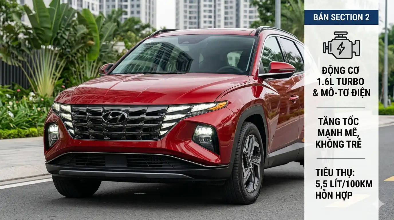Hyundai Tucson Hybrid 2026 phiên bản mới nhất bàn giao xe vào tháng 06