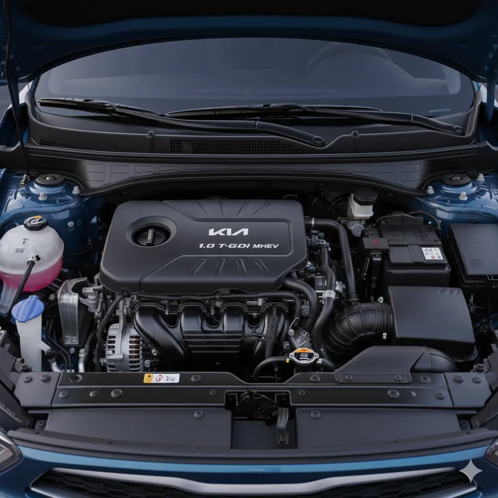 Khoang động cơ kia Stonic 2026