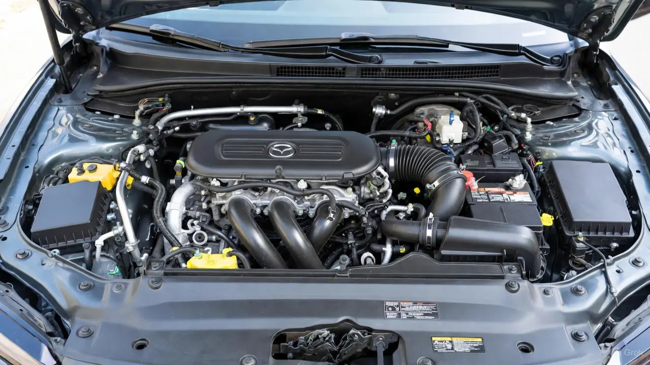 Khoang động cơ mazda cx5 2026