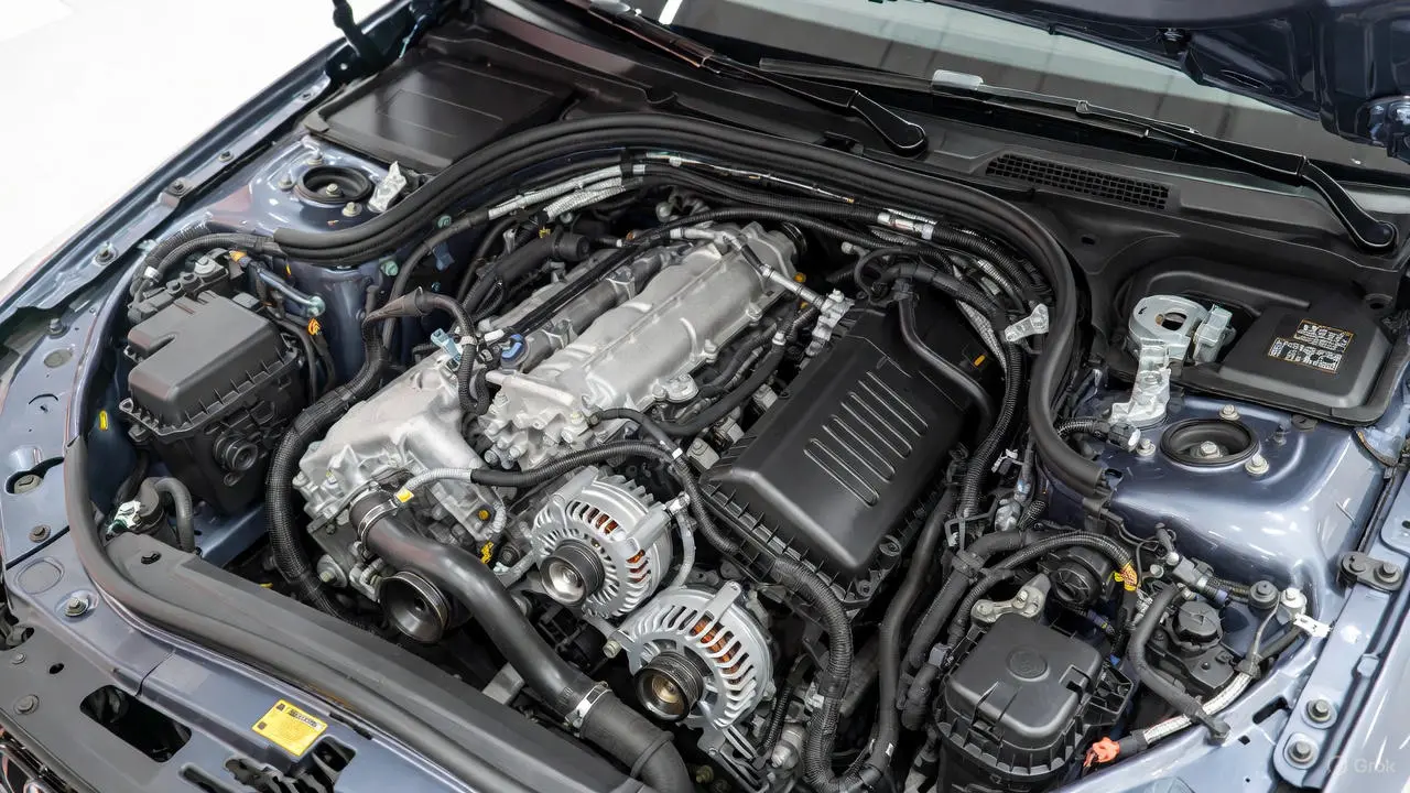 Khoang động cơ xe Mercedes-Benz 2026