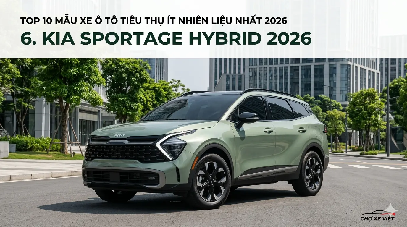 Xe SUV Kia Sportage Hybrid 2026 vận hành kinh tế và mạnh mẽ