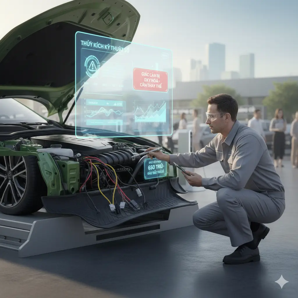 Kiểm tra xe ngập nước, thủy kích