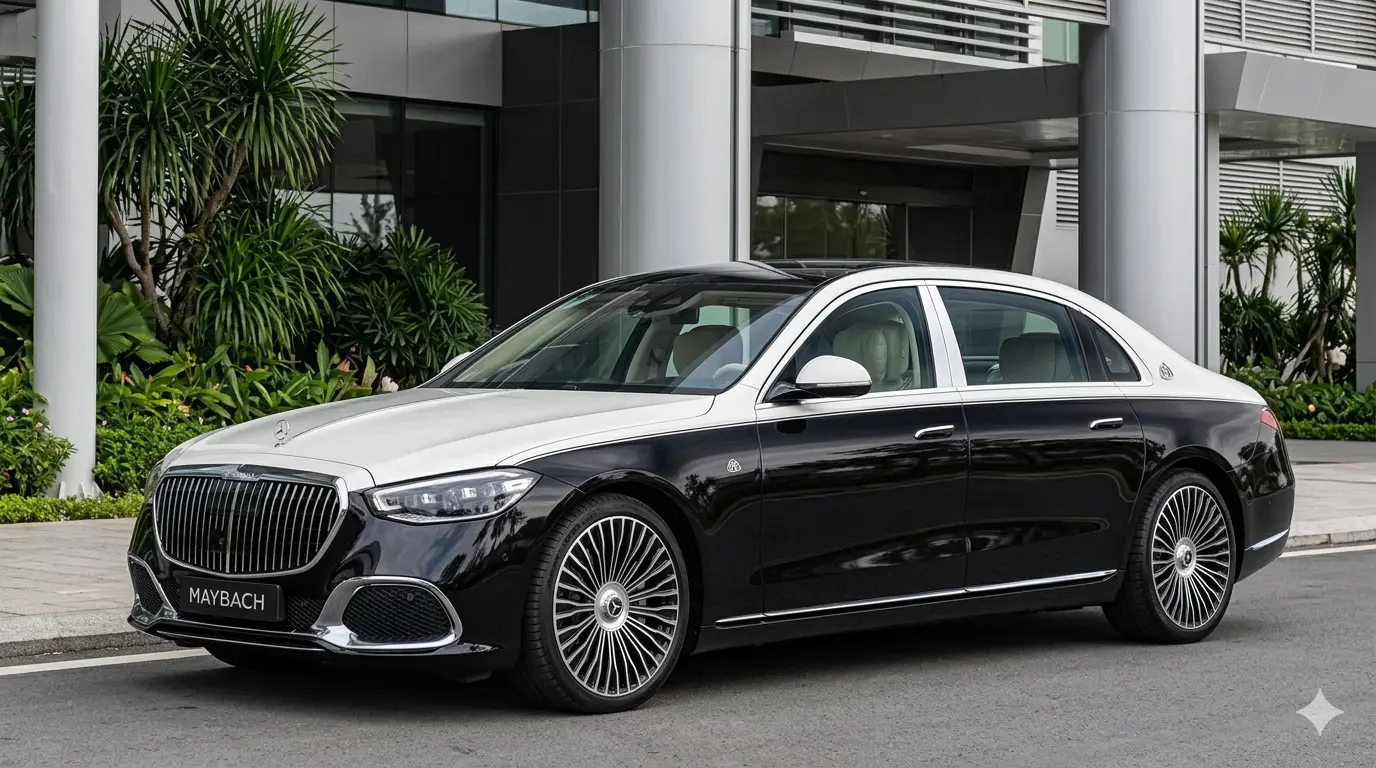 Mercedes-Maybach S-Class 2026 với thiết kế hai tông màu biểu tượng của sự giàu sang