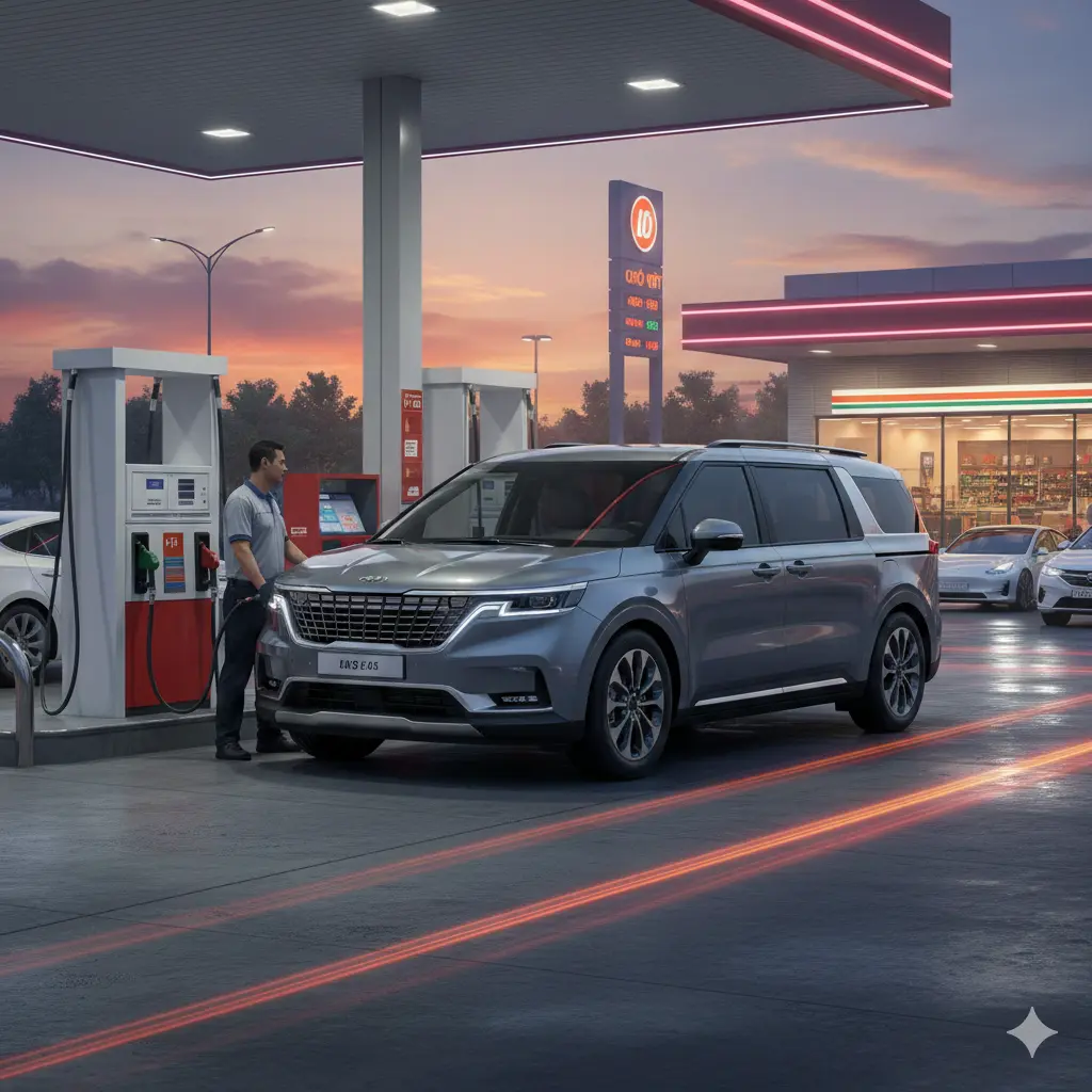 Mức tiêu hao nhiên liệu của xe Kia Canival
