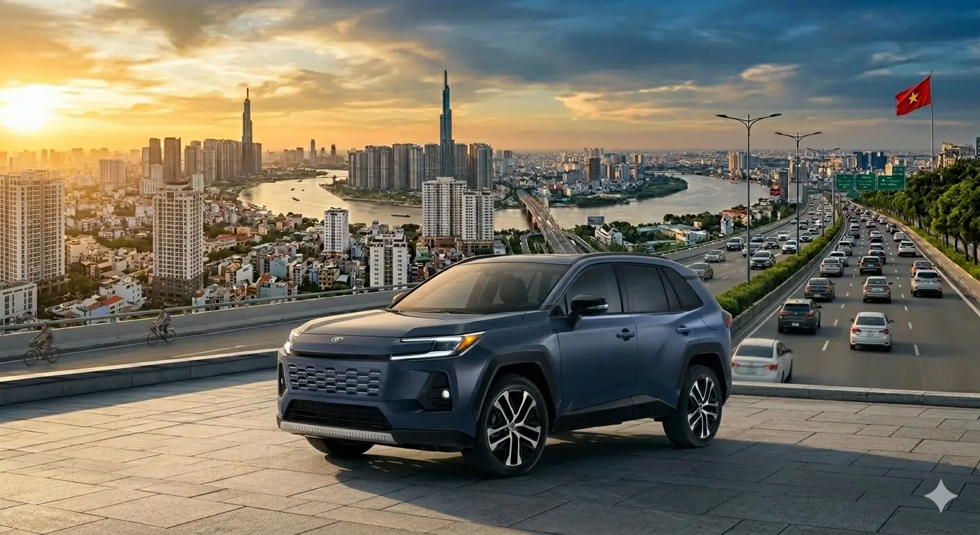 Thiết kế ngoại thất xe Toyota RAV4 2026 thế hệ mới tại Việt Nam