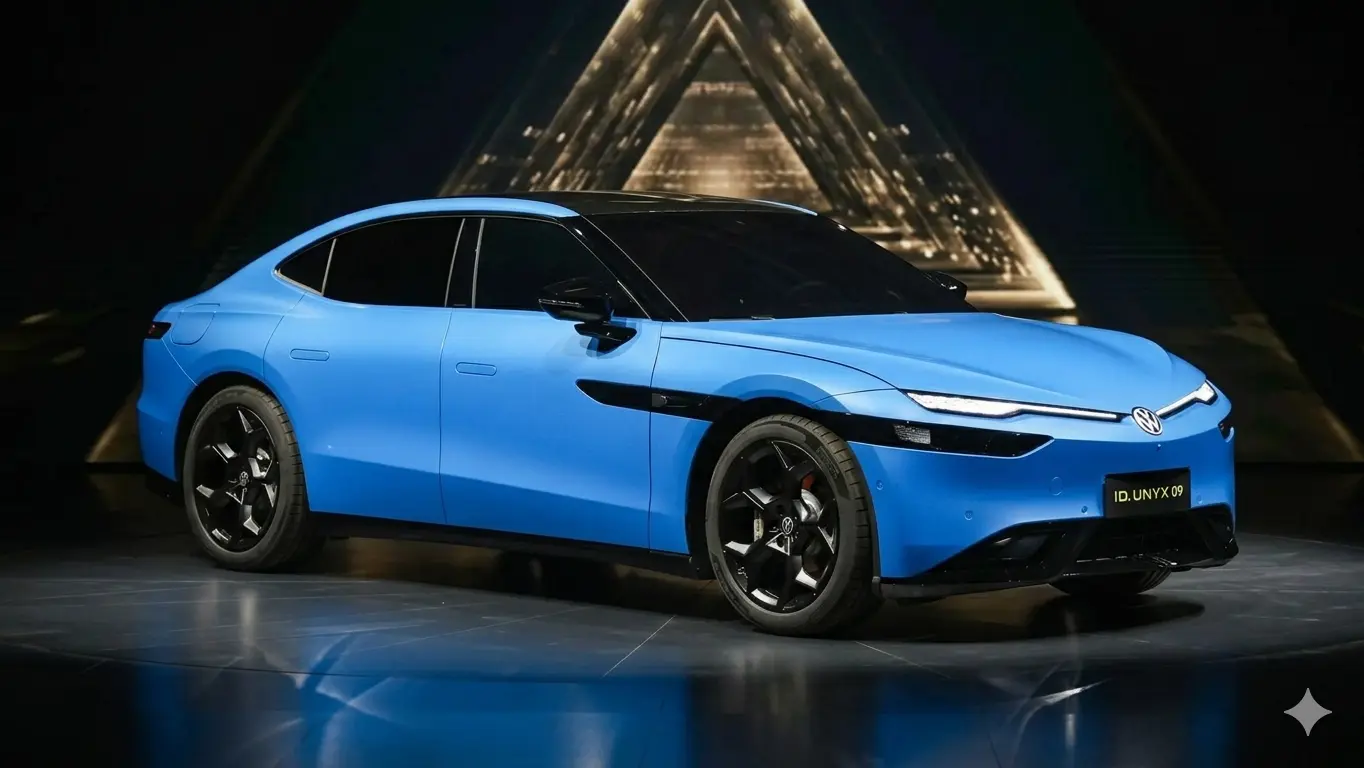 Hình ảnh mẫu xe Volkswagen ID. Unyx 09 đang trưng bày tại Triển Lãm
