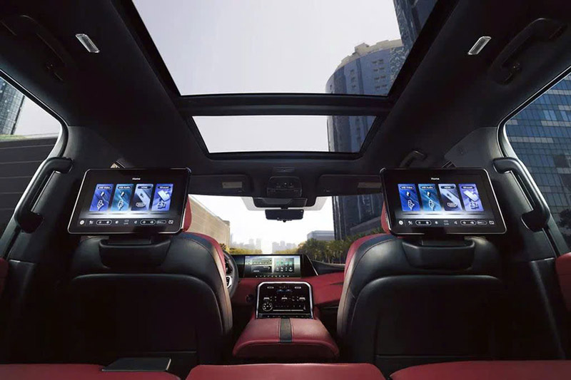 Khoang nội thất xe Nissan Patrol 2026