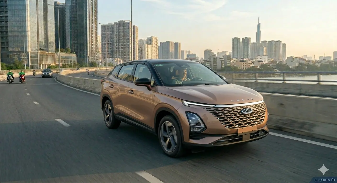 Thiết kế phá cách của mẫu xe Hybrid 2026 Omoda C5