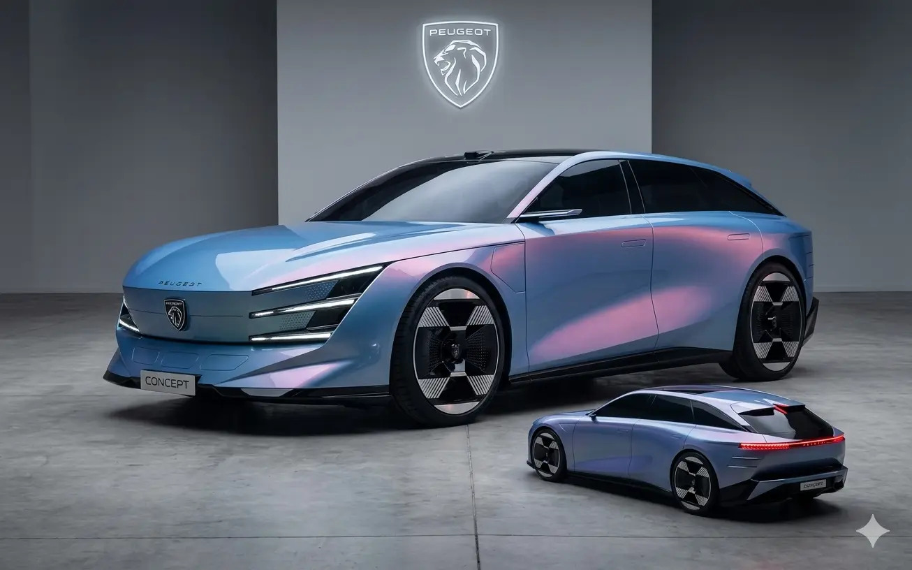 Peugeot 508 2026 lộ diện hình ảnh đầu tiên tại triển lãm Auto China