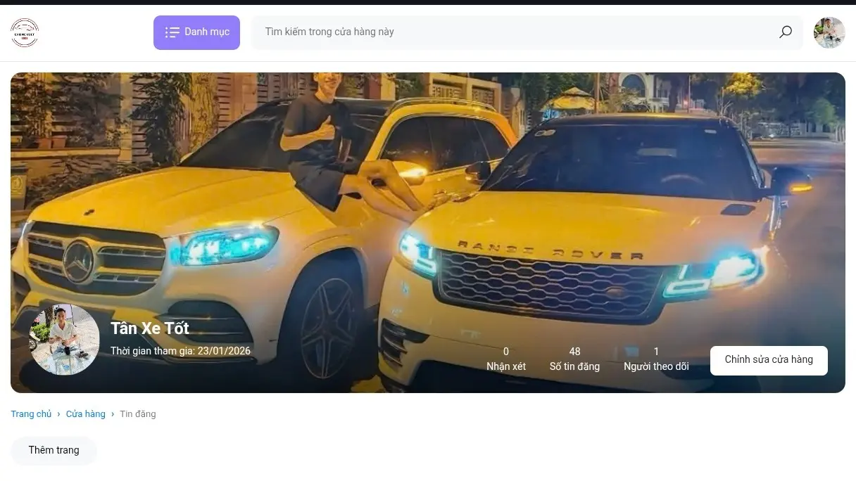 Quản lý gian hàng trên Chợ Xe Việt giúp tăng hiệu quả chốt đơn