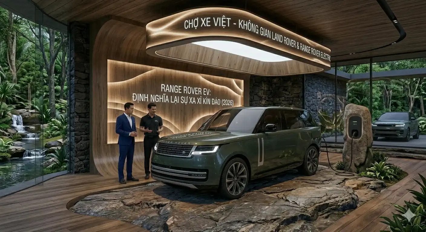Range Rover EV 2026 - Định nghĩa mới về xe điện hạng sang có khả năng lội nước và off-road