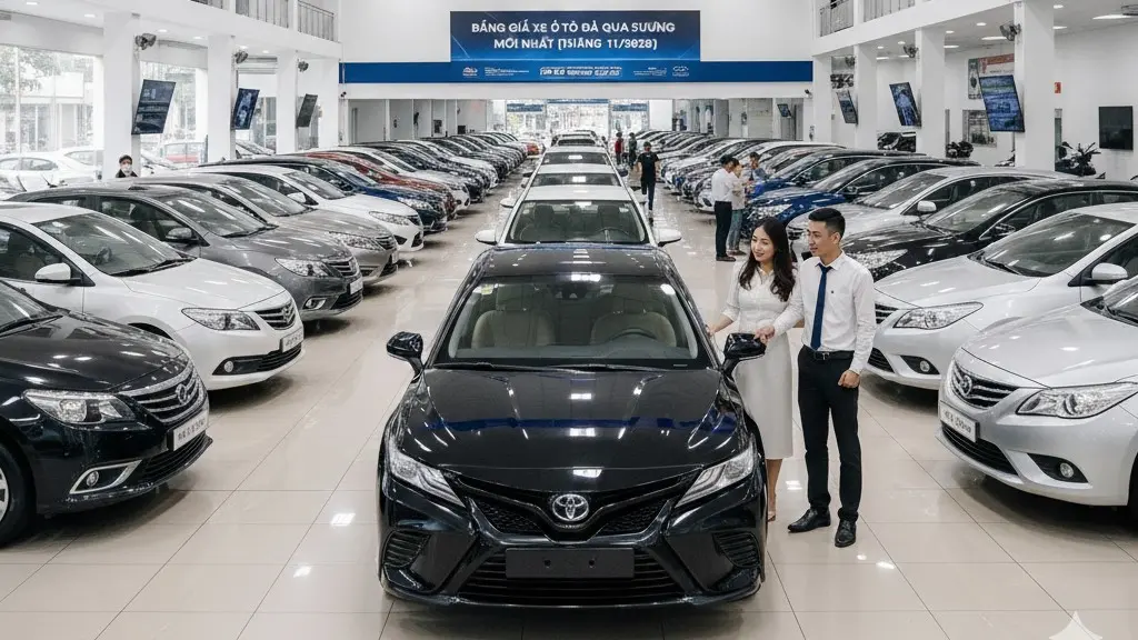 Showroom Chợ Xe Việt với hơn 100 mẫu xe ô tô cũ chính chủ bảo hành dài hạn