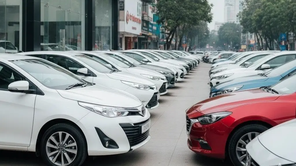 Toàn cảnh thị trường xe ô tô cũ đa dạng phân khúc tại Hà Nội năm 2026