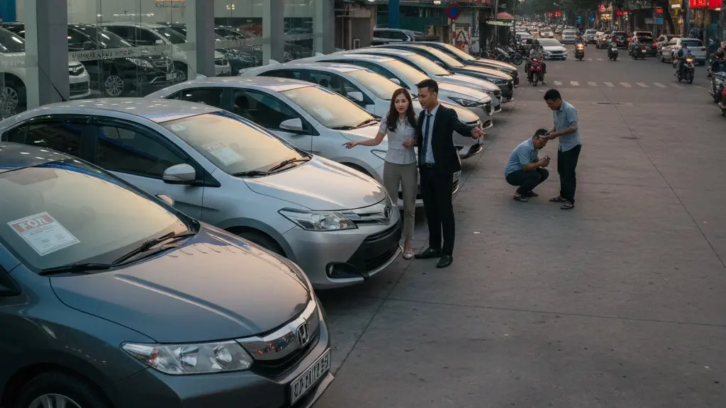 Toàn cảnh thị trường mua bán xe ô tô cũ nhộn nhịp tại TP.HCM năm 2026