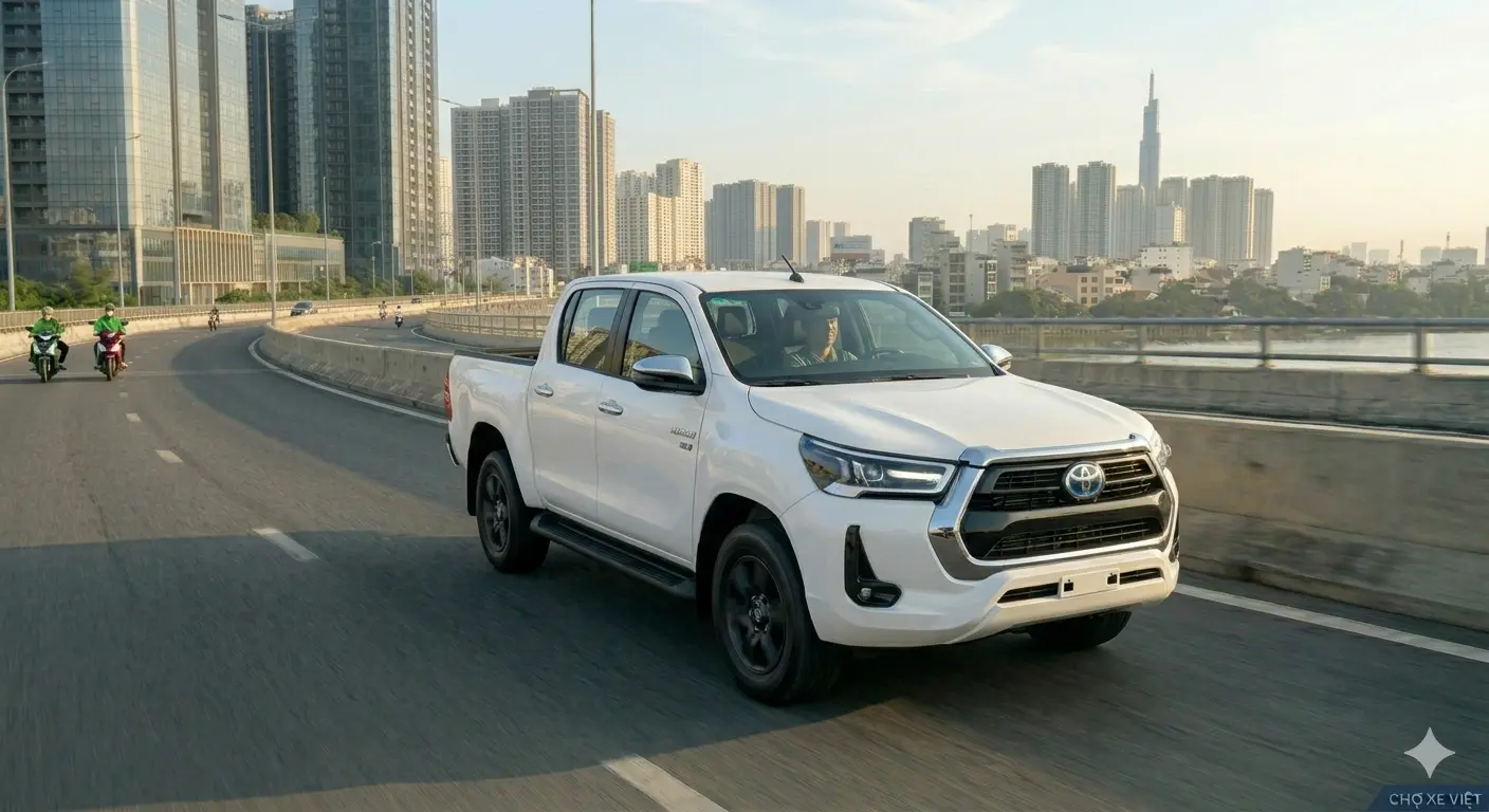 Sức mạnh bán tải của mẫu xe Hybrid 2026 Toyota Hilux Hybrid