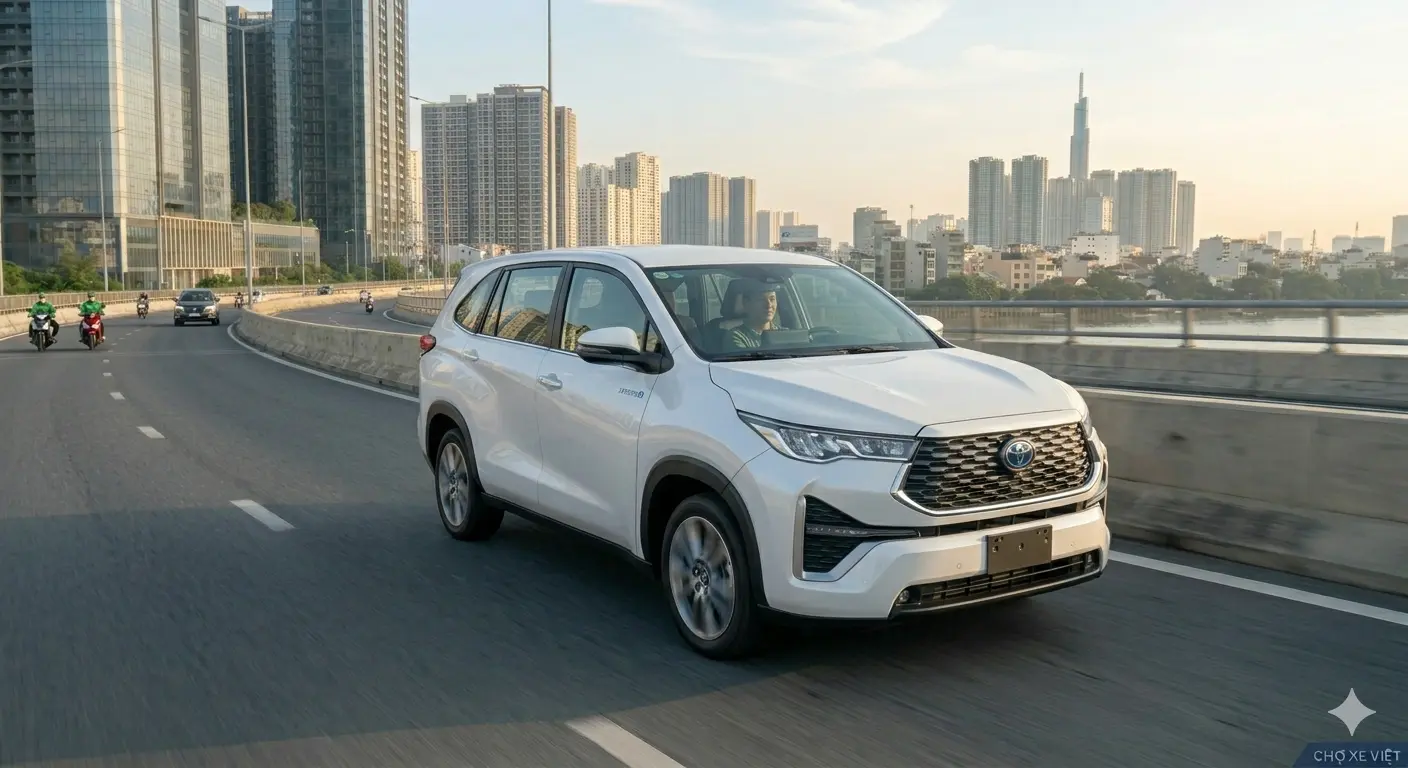 Không gian nội thất mẫu xe Hybrid 2026 Toyota Innova Cross