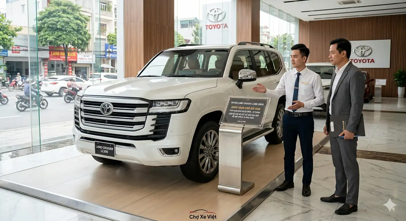 Mẫu SUV Toyota Land Cruiser LC300 luôn trong tình trạng cháy hàng và khan hiếm suất giao ngay tại Việt Nam
