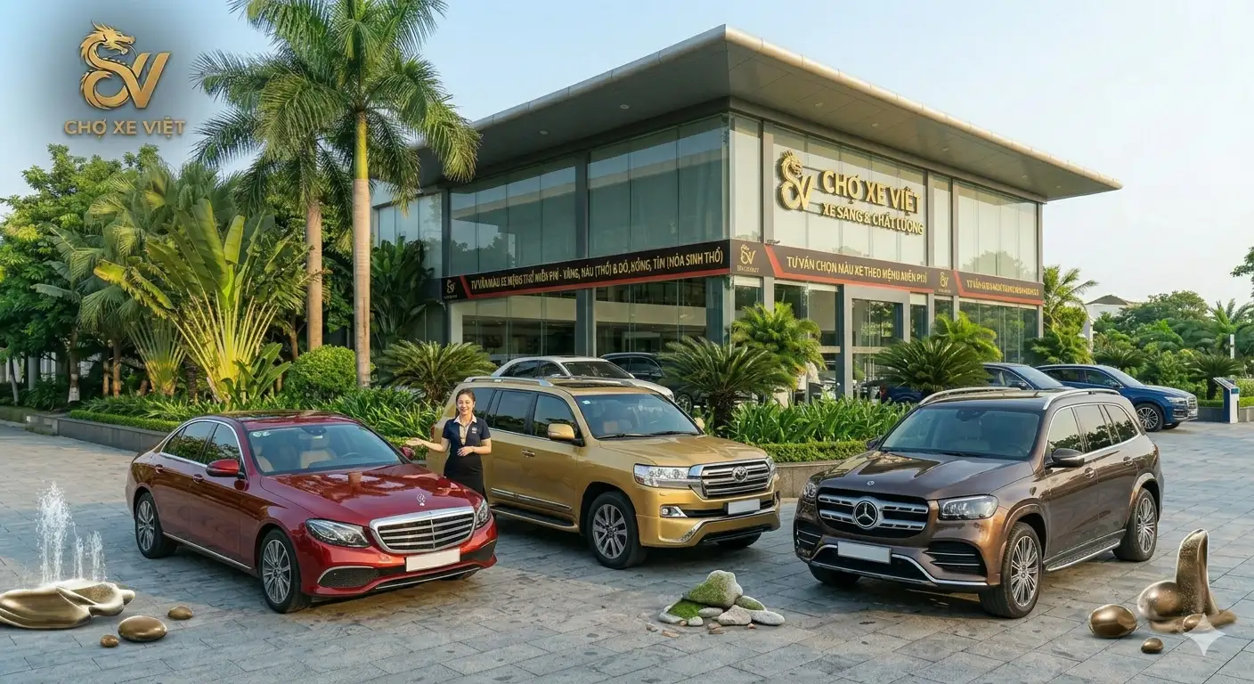 Người mệnh Thổ nên chọn xe màu nâu đất hoặc màu đỏ để thu hút quý nhân