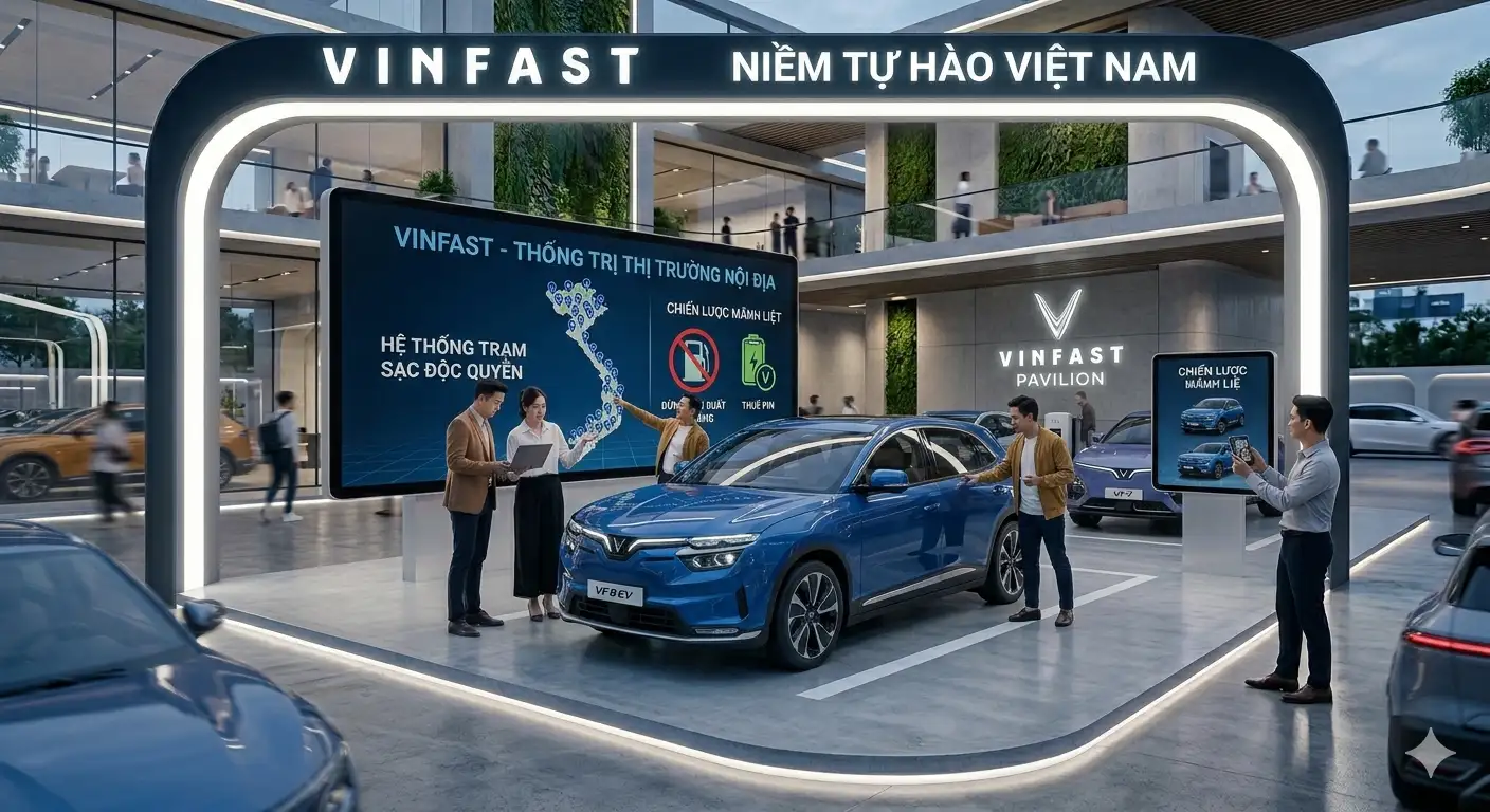 Xe điện VinFast và mạng lưới trạm sạc phủ khắp Việt Nam - Niềm tự hào xe Việt.