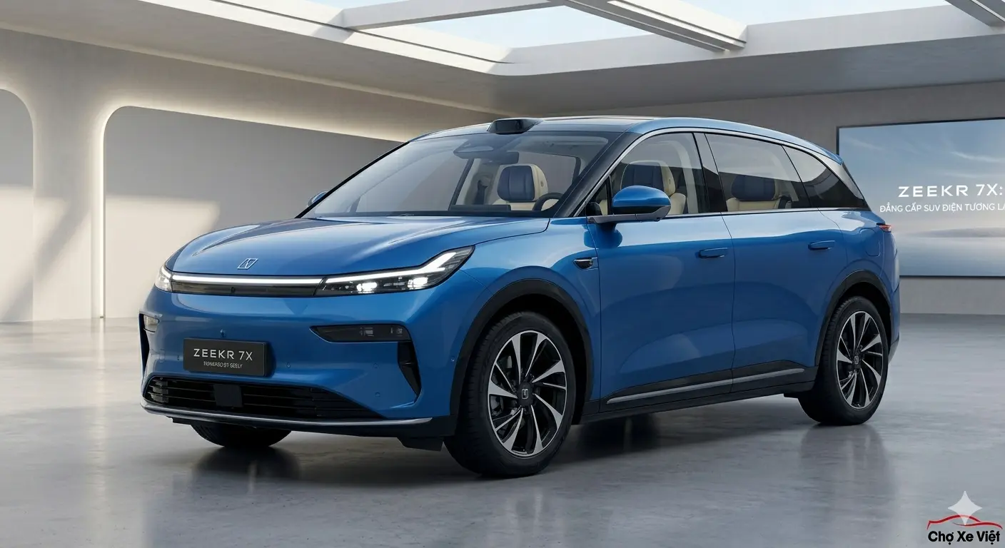 Mẫu SUV điện thông minh Zeekr 7X sắp được phân phối chính hãng tại thị trường Việt Nam